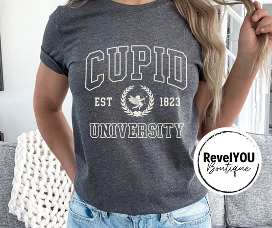 Cupid University White Trendy