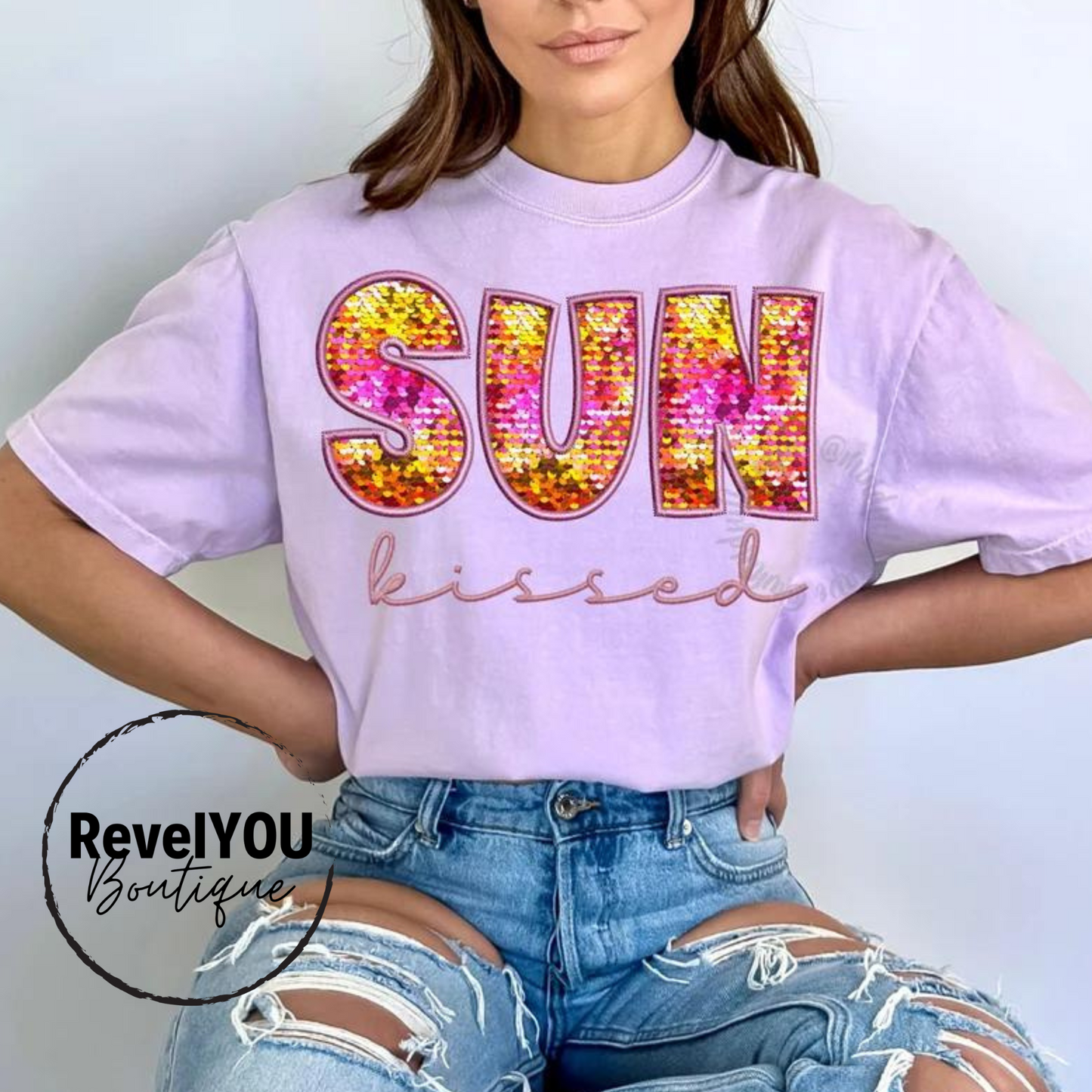 Sun Kissed - Faux Sequins