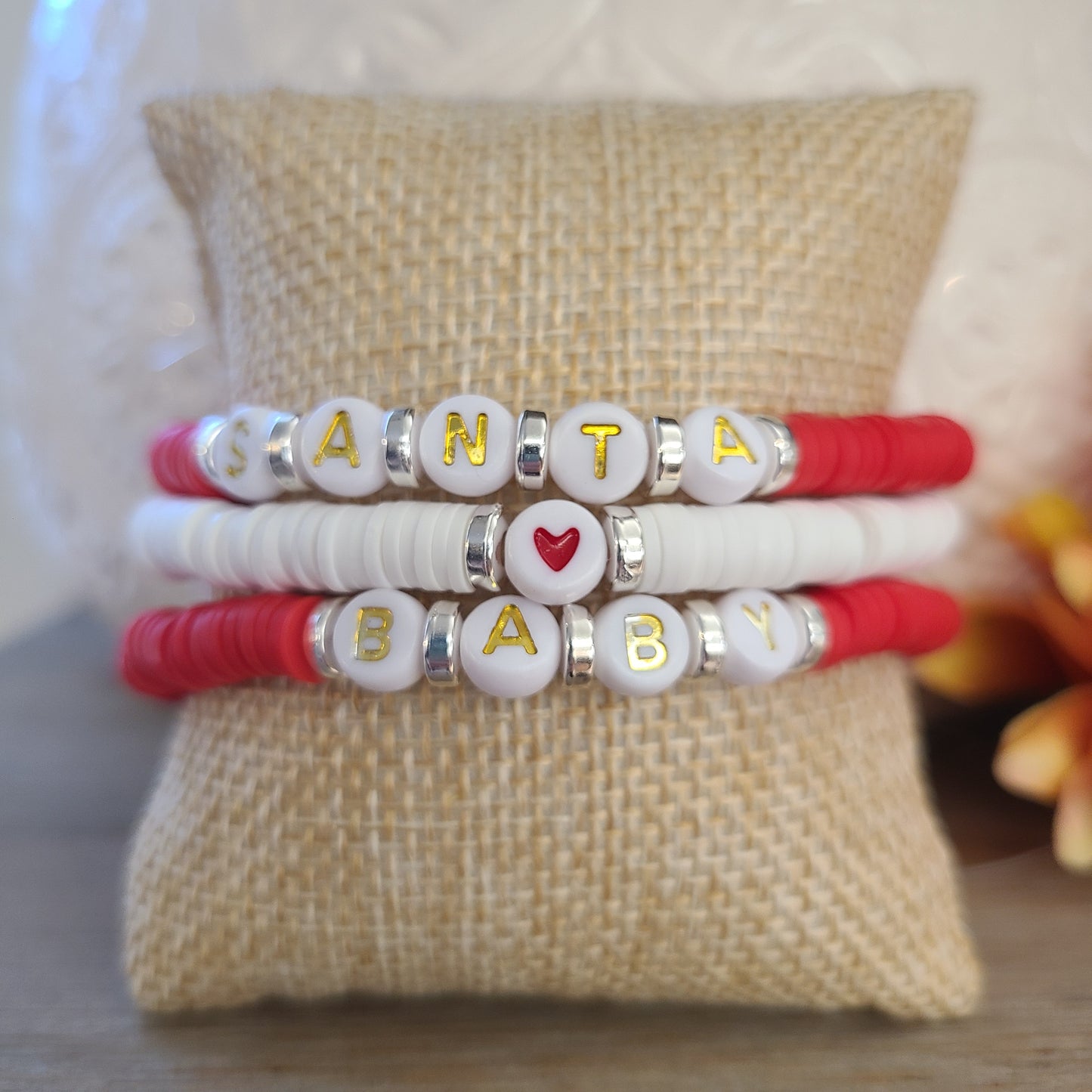 Santa Baby 3 Strand Stack Bracelet Stack