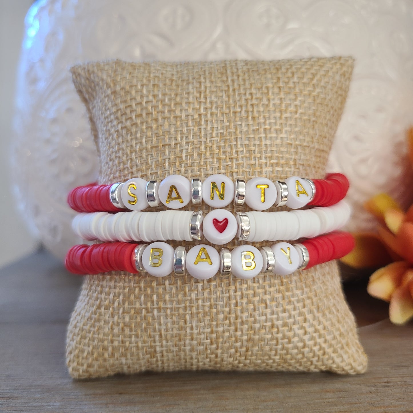 Santa Baby 3 Strand Stack Bracelet Stack