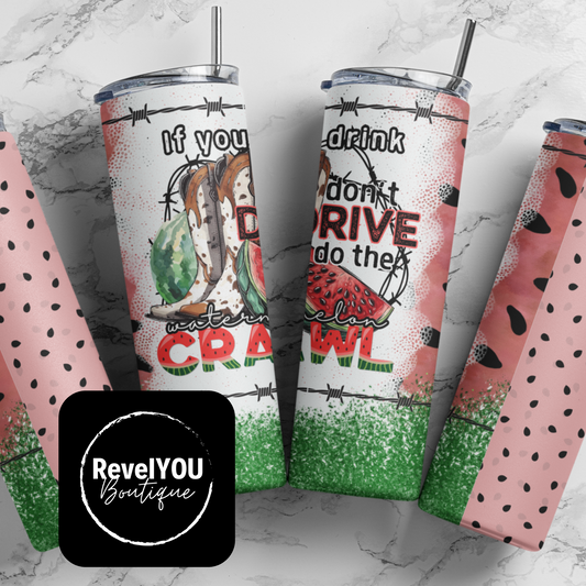 TUMBLER - Watermelon Crawl - 20oz