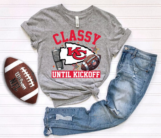 Classy Until Kickoff Mug