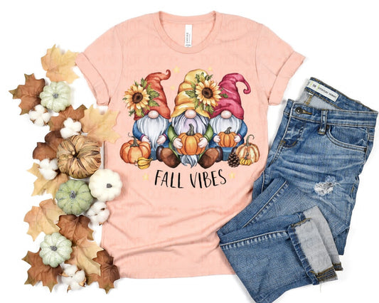 Fall Vibes Triple Gnome