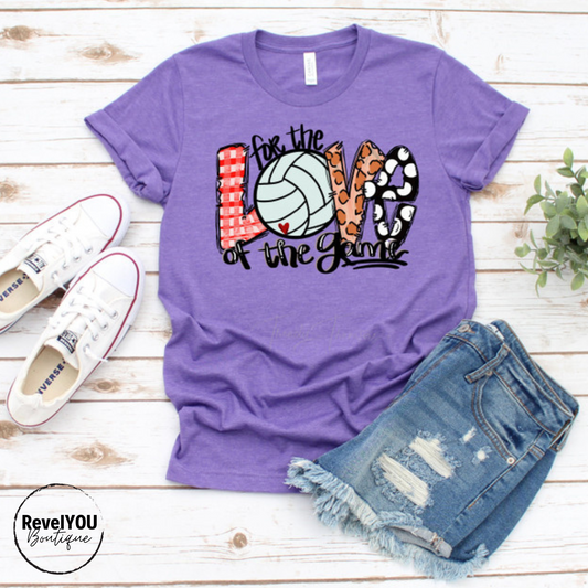 For The Love Of The Game Volleyball