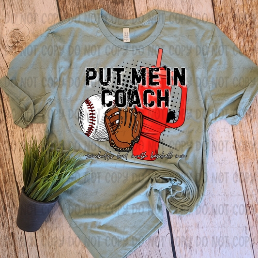 Coach Put Me In Baseball - Somebody's Loud Mouth Baseball Mom