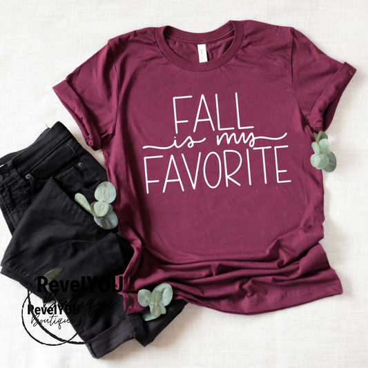 Fall Is My Favorite Graphic T Shirt