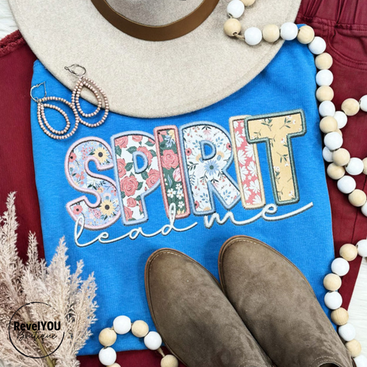 Spirit Lead Me FAUX Embroidery